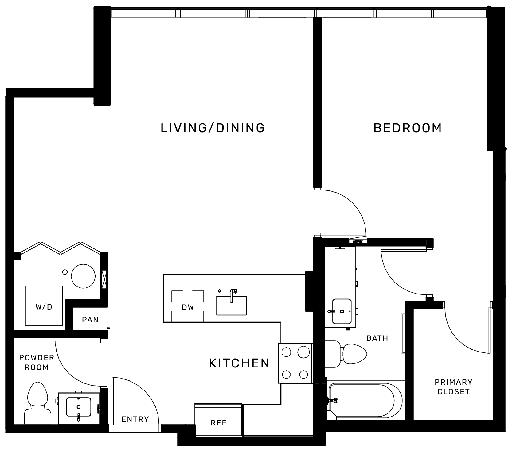 Floorplan_BW_Lamaku_A-1E
