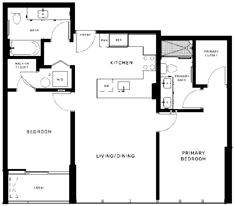 Floorplan_BW_Lamaku_A-2BR