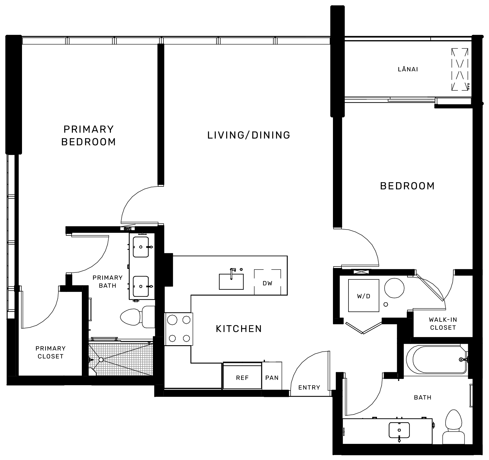 Floorplan_BW_Lamaku_A-2BR.1