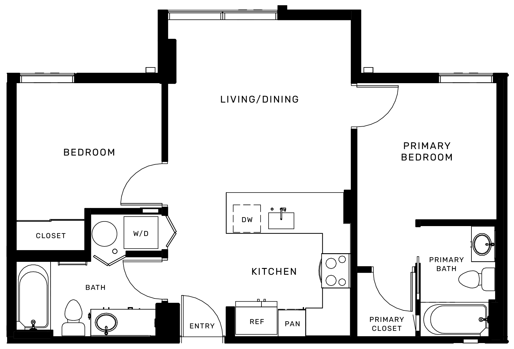 Floorplan_BW_Lamaku_BTW-2BR